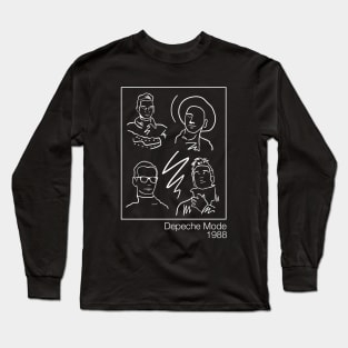 DEPECHE MODE 1988 Long Sleeve T-Shirt